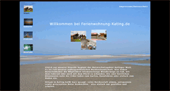 Desktop Screenshot of ferienwohnung-kating.de